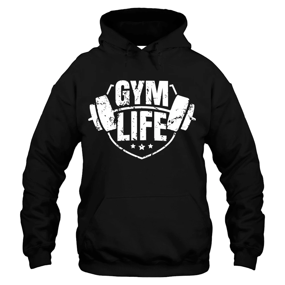 Gym Life Hoodie - Black