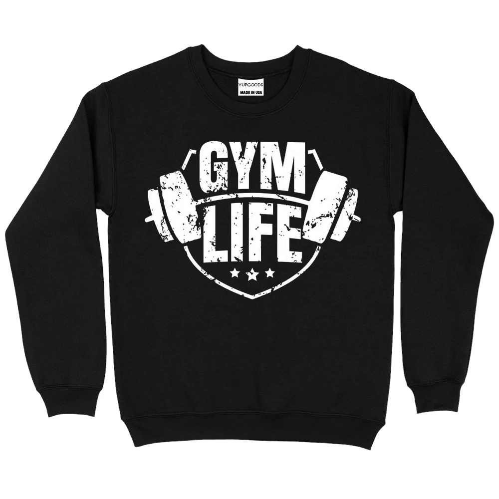 Gym Life Sweatshirt - Black