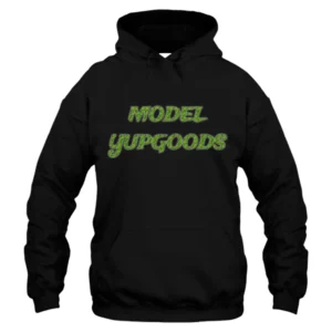 Model Yupgoods Hoodie - Black