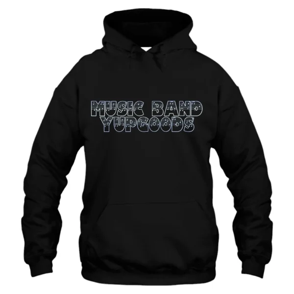 Music Band Yupgoods Hoodie - Black