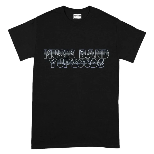 Music Band Yupgoods TShirt - Black