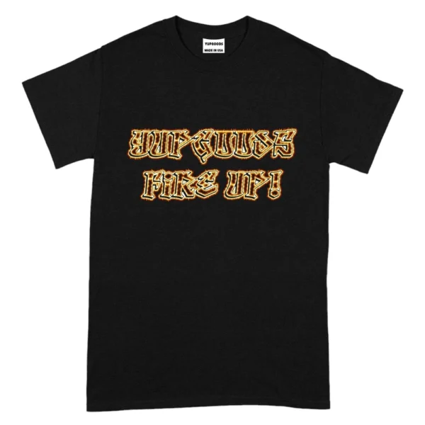 Yupgoods Fire Up TShirt - Black