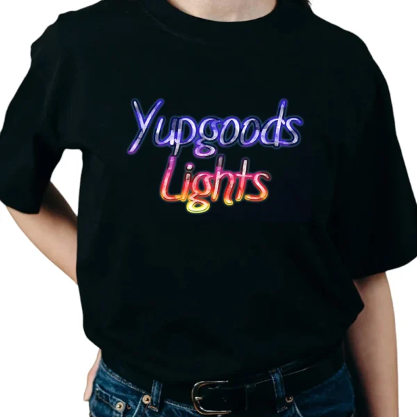 Yupgoods Lights TShirt - Black