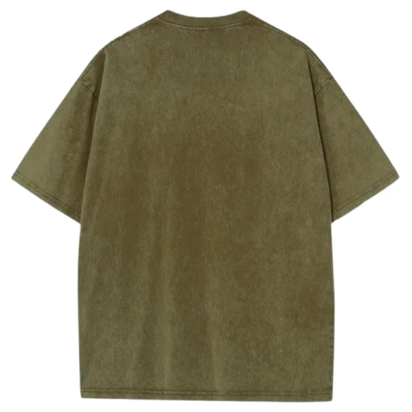 Deer Head Stencil Washed Tshirts