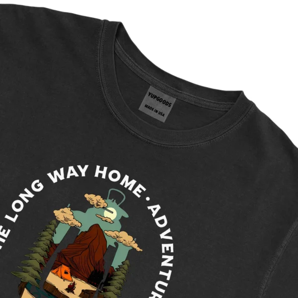 Take The Long Way Home Adventure Awaits Camping Unisex Comfort Colors T-shirts