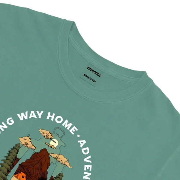 Take The Long Way Home Adventure Awaits Camping Unisex Comfort Colors T-shirts