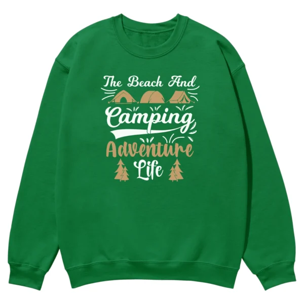 The Beach And Camping Adventure Life Unisex Sweatshirt