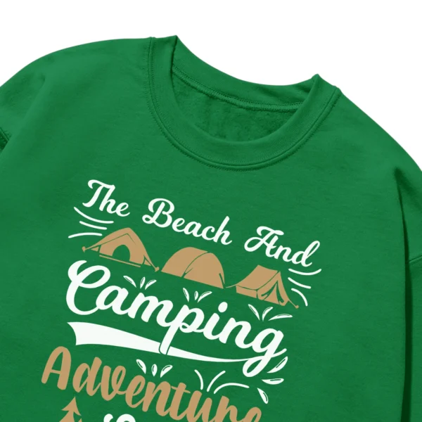 The Beach And Camping Adventure Life Unisex Sweatshirt