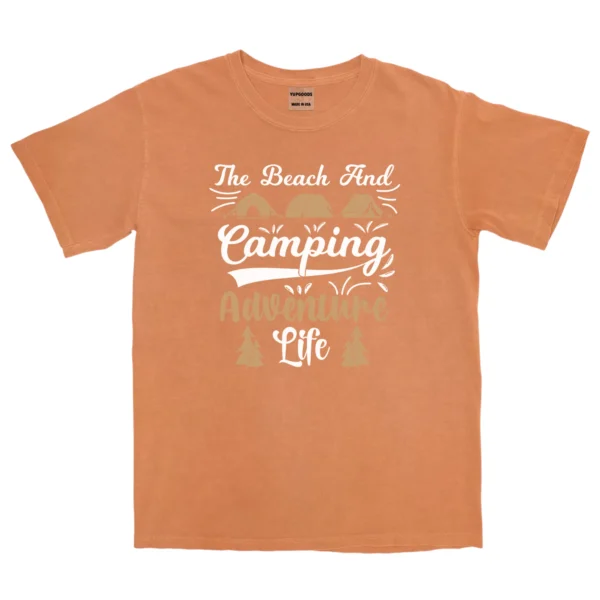 The Beach And Camping Adventure Life Unisex Comfort Colors T-shirts