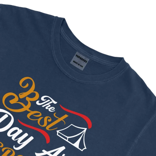 The Best Day Are Spent Camping Unisex Comfort Colors T-shirts