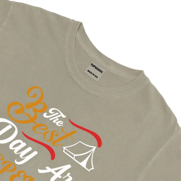 The Best Day Are Spent Camping Unisex Comfort Colors T-shirts