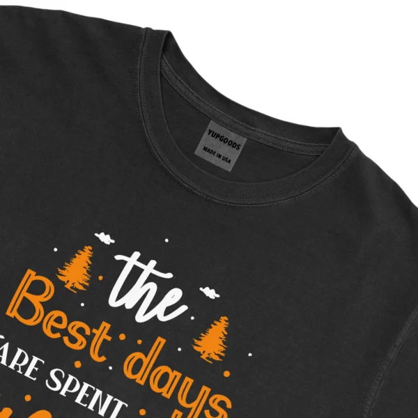 The Best Days Are Spent Camping Unisex Comfort Colors T-shirts