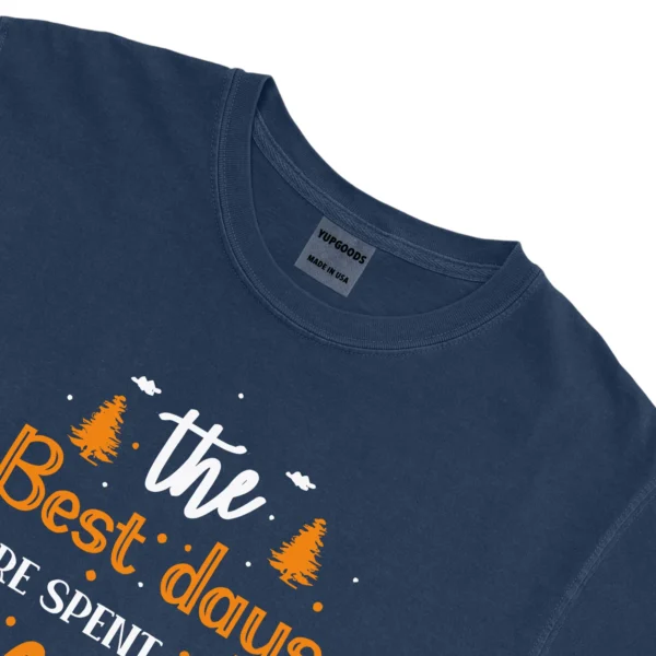 The Best Days Are Spent Camping Unisex Comfort Colors T-shirts