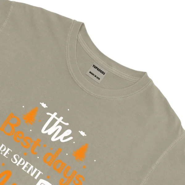 The Best Days Are Spent Camping Unisex Comfort Colors T-shirts