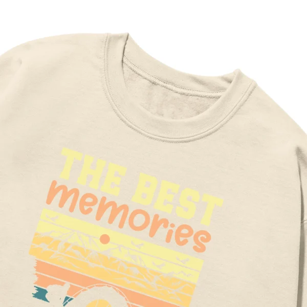 The Best Memories Are Made Camping Vintage Unisex Sweatshirt